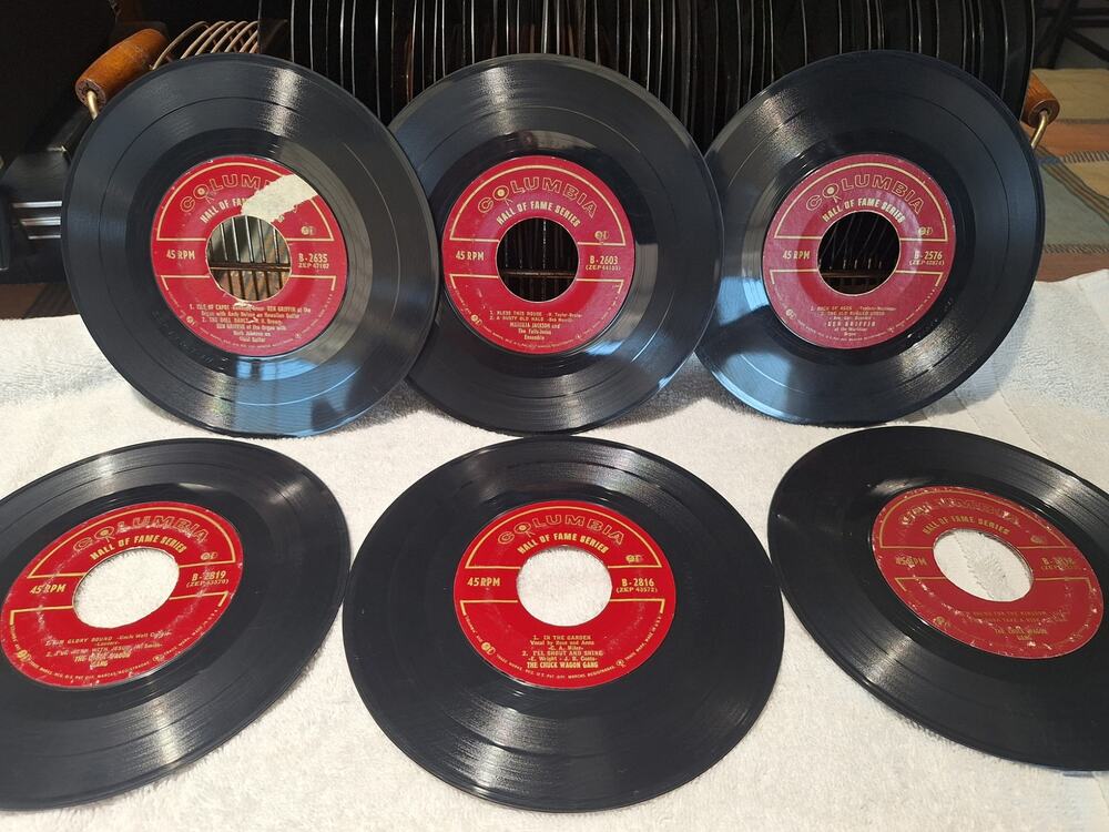 The Chuck Wagon Gang Columbia Hall of Fame EP 45 RPM Record Lot 6 B2576-2819 VG+